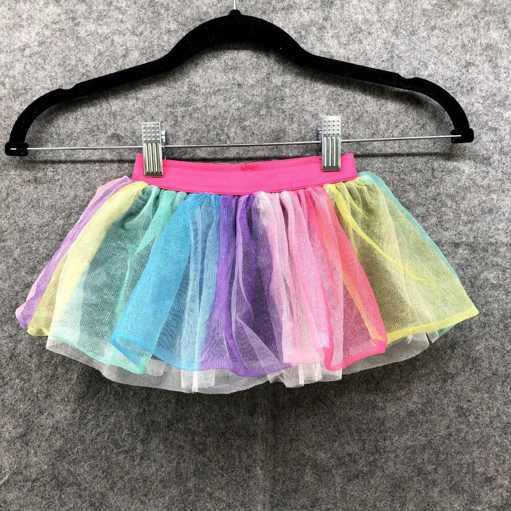 Disney Junior Minnie Mouse Baby Girls 12M Rainbow Tulle Skirt Ballet Puffy